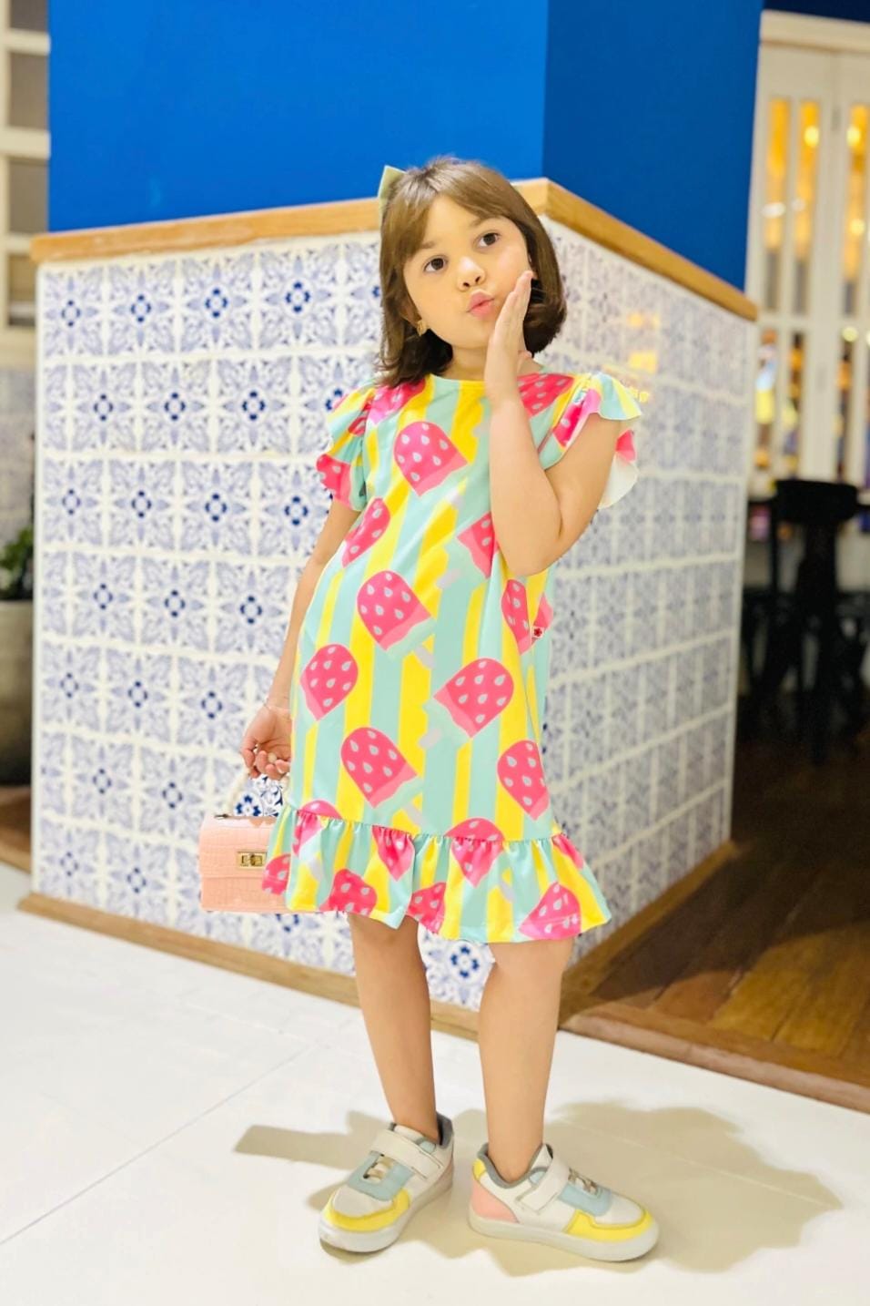 Vestido Arco Íris (picolé)