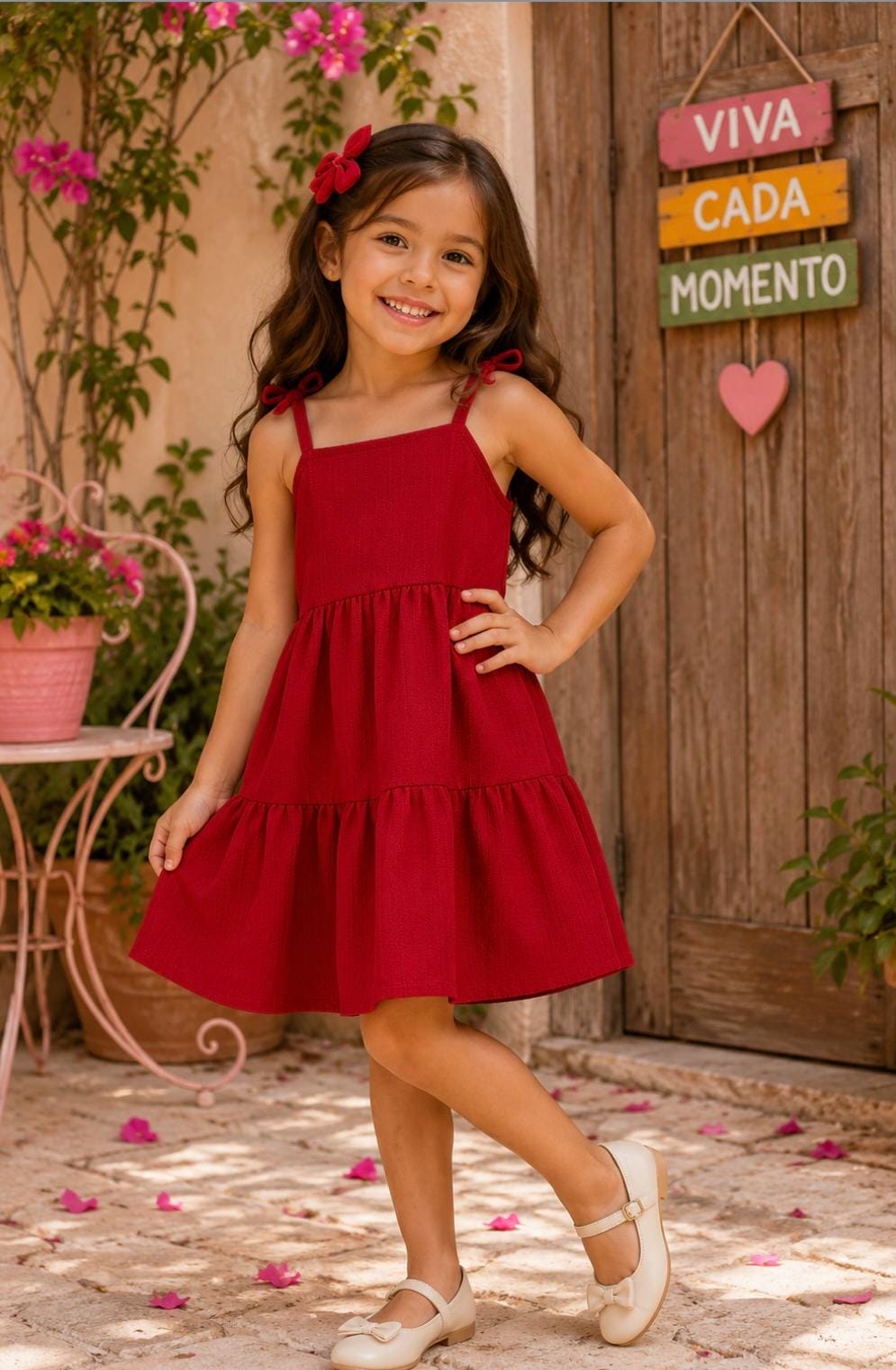 Vestido Mel (Cor vermelho)