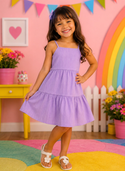 Vestido Mel (cor lilás)