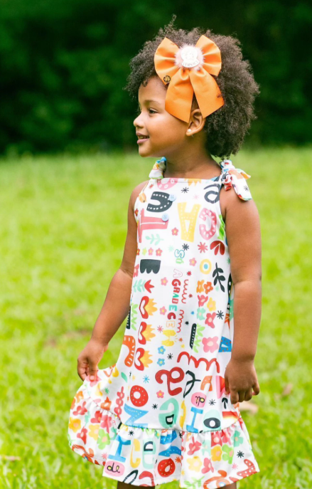 Vestido Laurinha ( letrinha )
